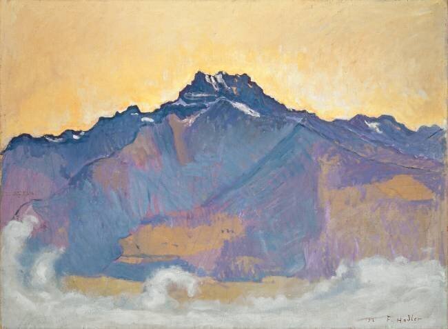 Les Dents du Midi Ferdinand Hodler