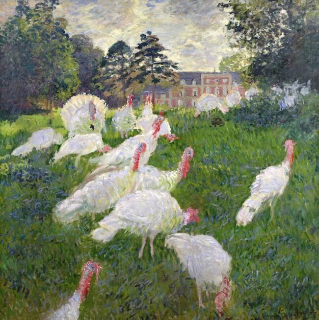 Les dindons Claude Monet