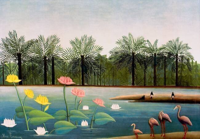 Les flamants Henri Rousseau