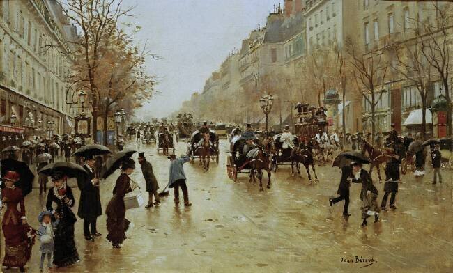 The Grand Boulevards Jean Béraud