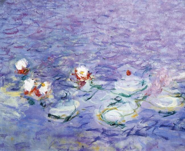 Les Nympheas : Le Matin Claude Monet