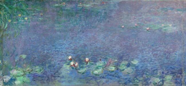 Les Nymphéas : Matin Claude Monet