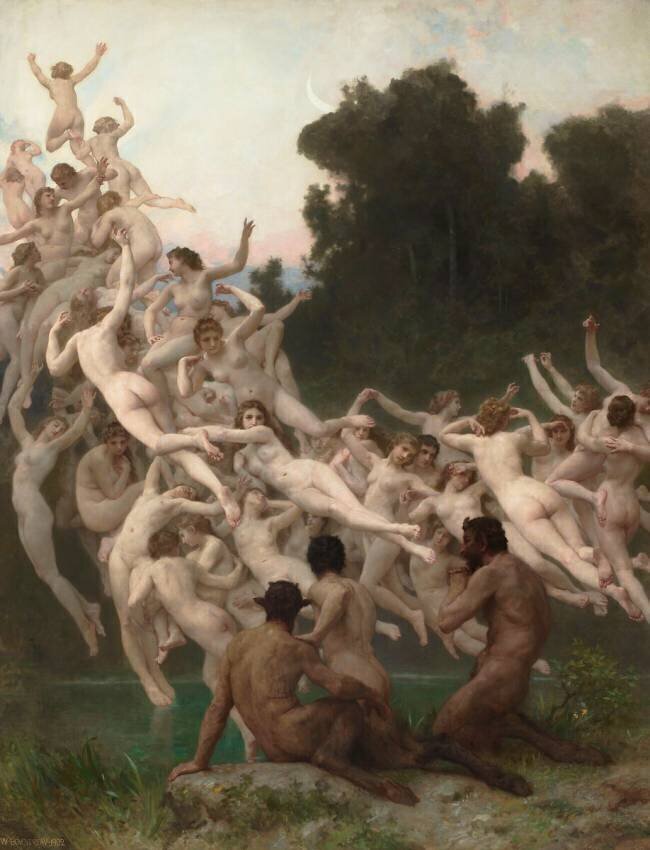 Les Oréades William Bouguereau