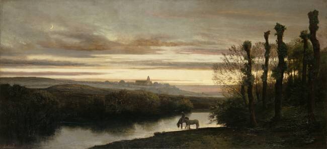 Les vapeurs du soir Antoine Chintreuil