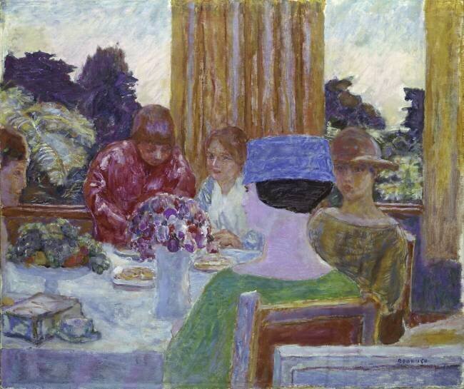 L’Heure du thé Pierre Bonnard