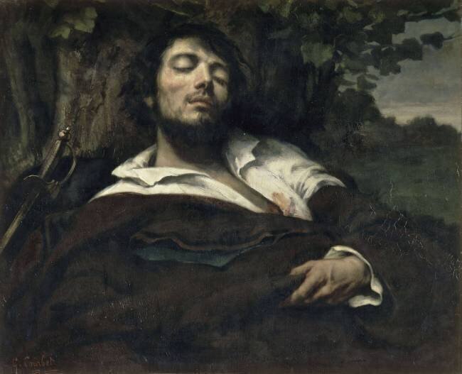 L'homme blessé Gustave Courbet