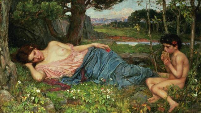 Listen to my Sweet Pipings John William Waterhouse