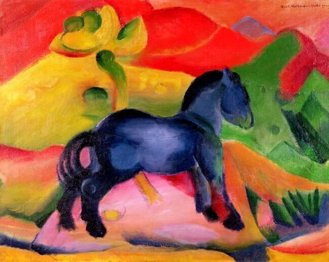 Little Blue Horse Franz Marc
