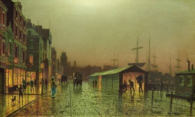 Liverpool Docks John Atkinson Grimshaw