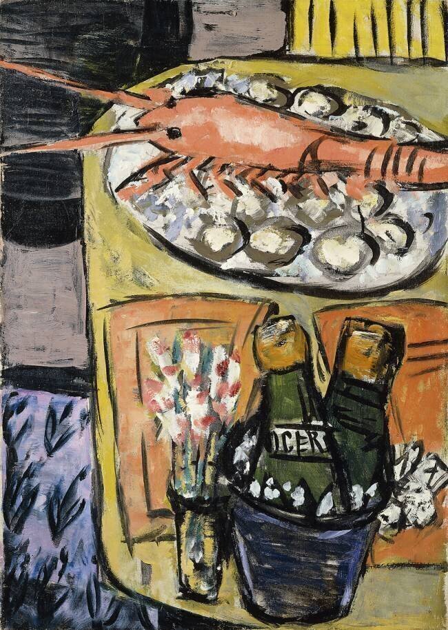 Lobster Still Life Max Beckmann
