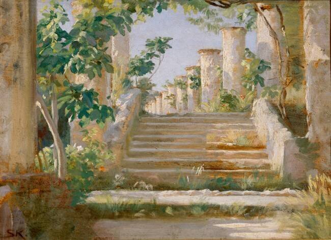 Loggia in Ravello Peder Severin Kröyer