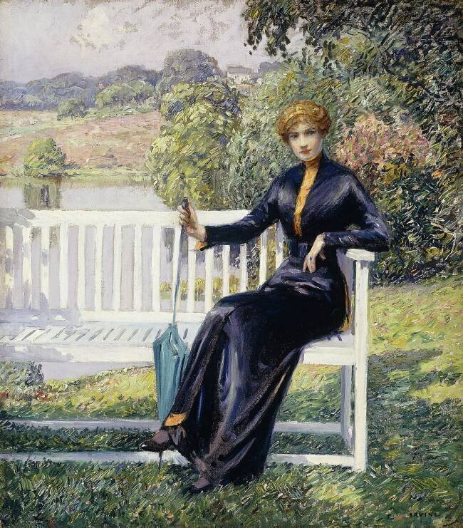 Lois in the Garden Henry Willson