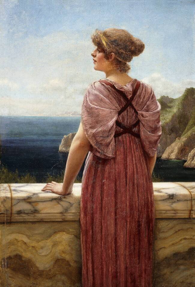 Looking Seaward John William Godward