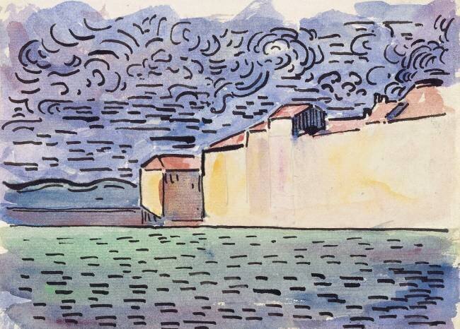 L'orage Paul Signac