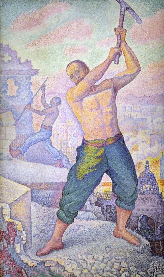L'Ouvrier ou le Démolisseur Paul Signac