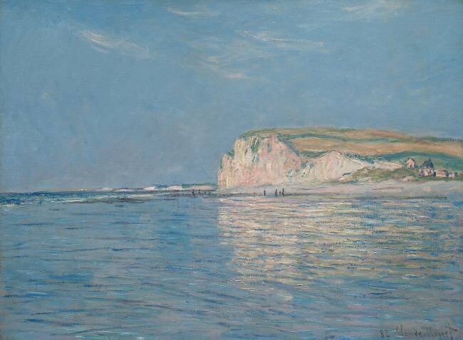 Low Tide at Pourville Claude Monet