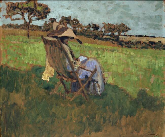 Lucie Hessel in Amfreville Edouard Vuillard