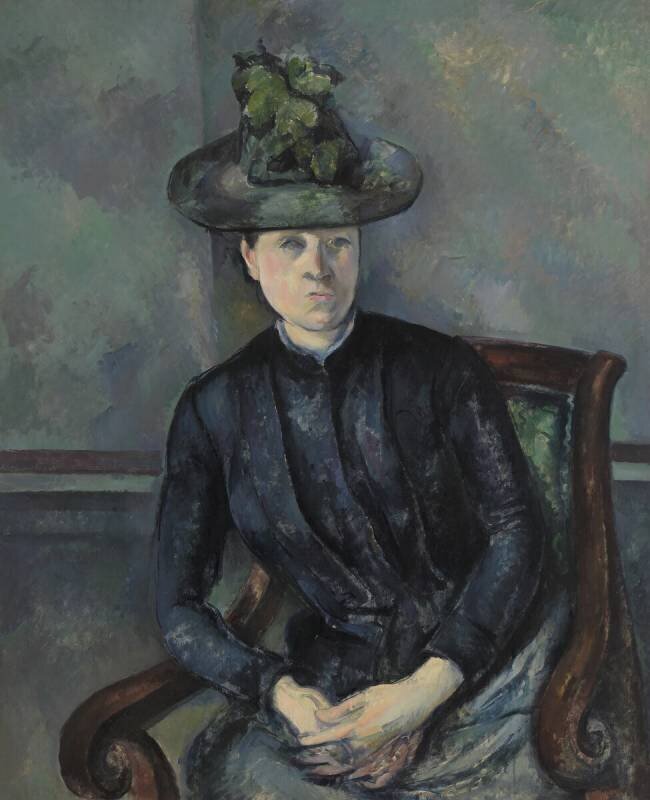 Madame Cezanne with Green Hat Paul Cézanne
