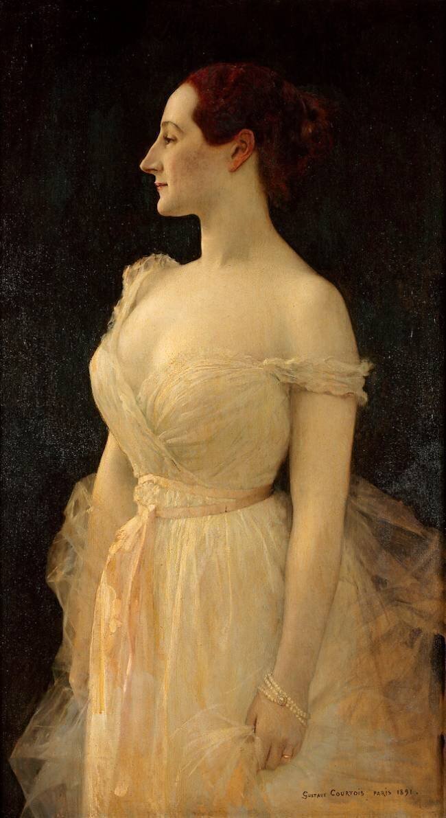 Madame Gautreau, Virginie Avegno Gustave Courtois