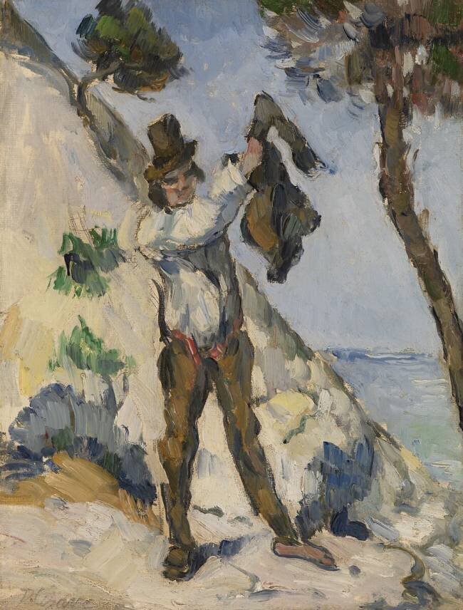 Man with a Vest Paul Cézanne