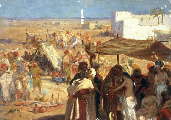 Marché oriental Giulio Carlini