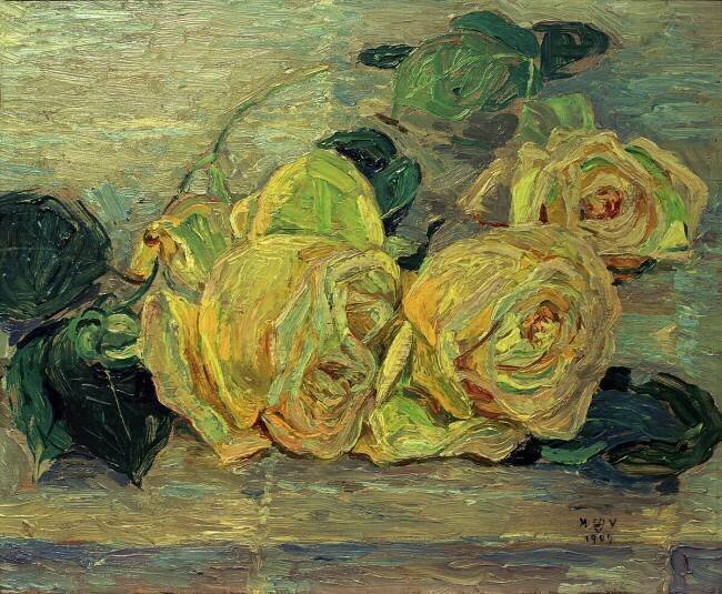 Maréchal-Niel-Roses Heinrich Vogeler