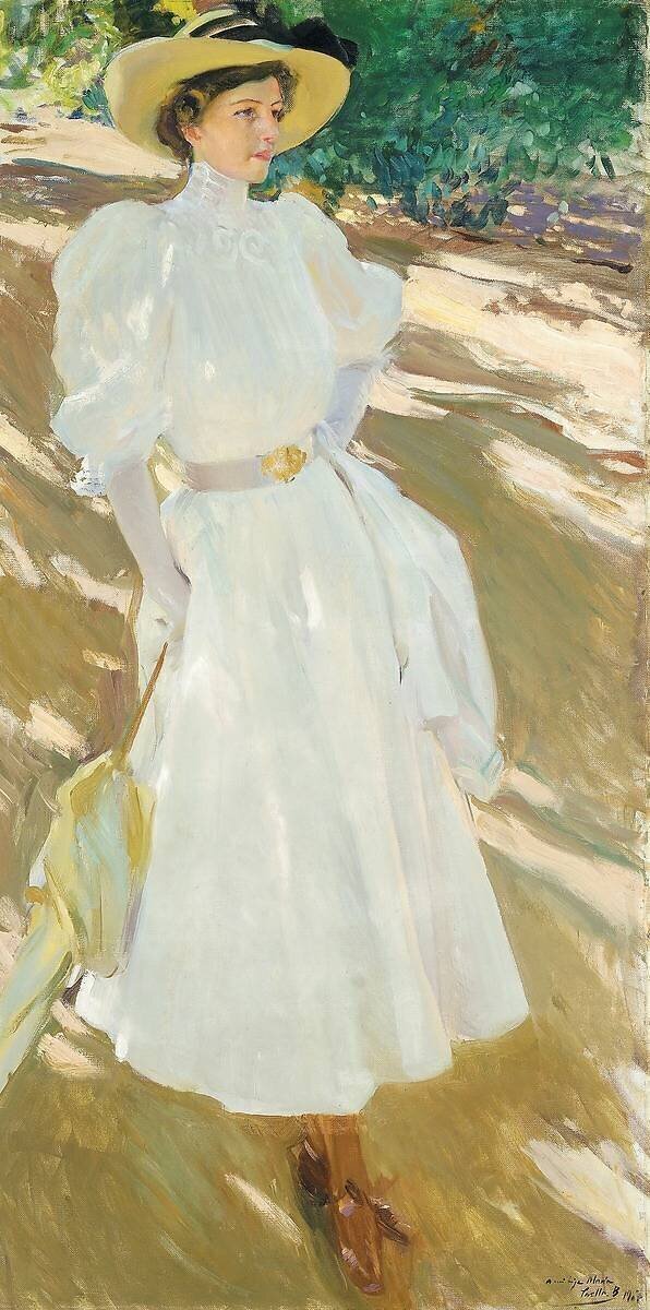 Maria at La Granja Joaquin Sorolla y Bastida
