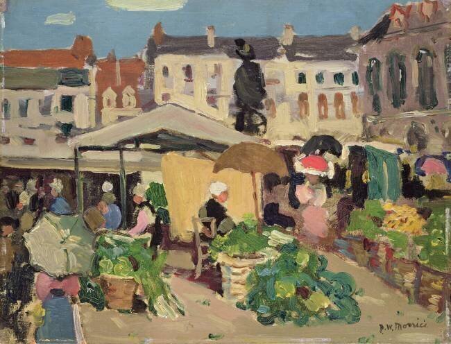 Market Scene James Wilson Morrice