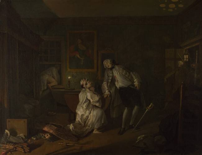 Marriage A la Mode : The Bagno William Hogarth
