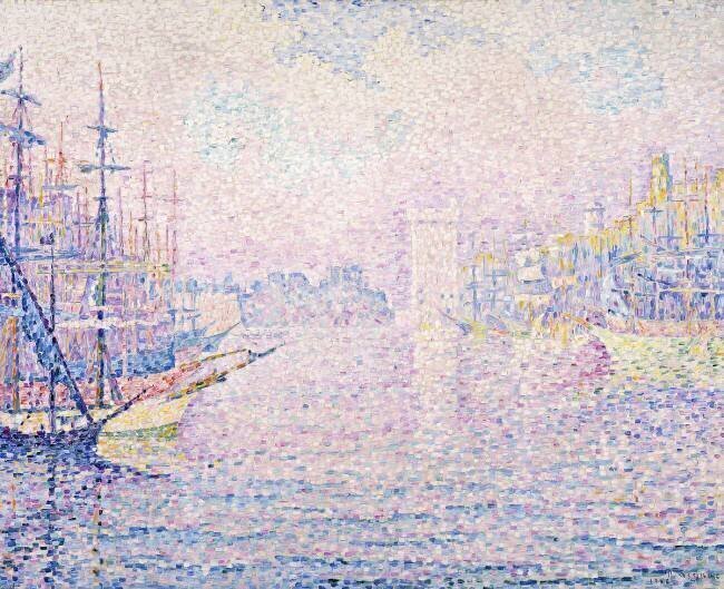 Marseille Port, Morning Mist Paul Signac