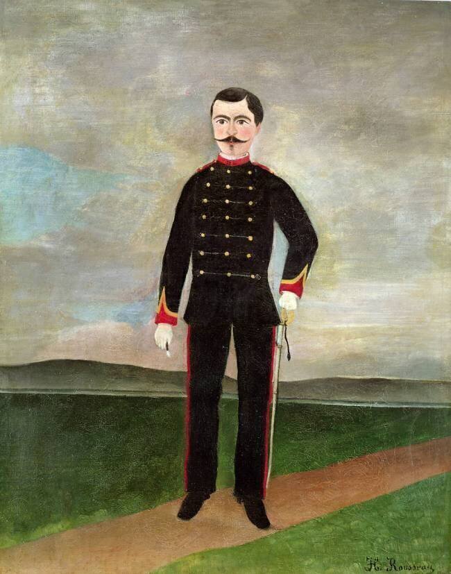 Marshal of the Logis Frumence_Biche of the 35th Artillery Henri Rousseau