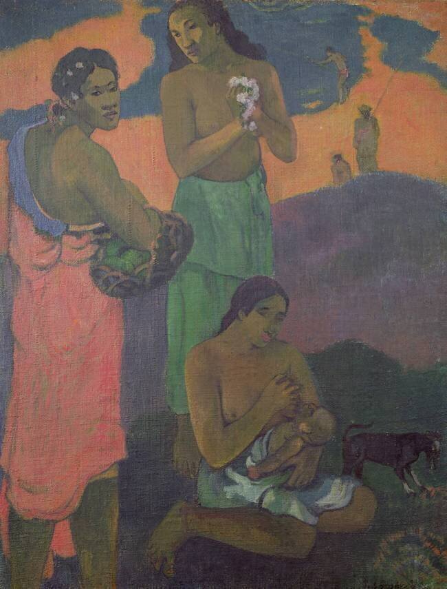 Maternity, or Three Women on the Seashore Paul Gauguin