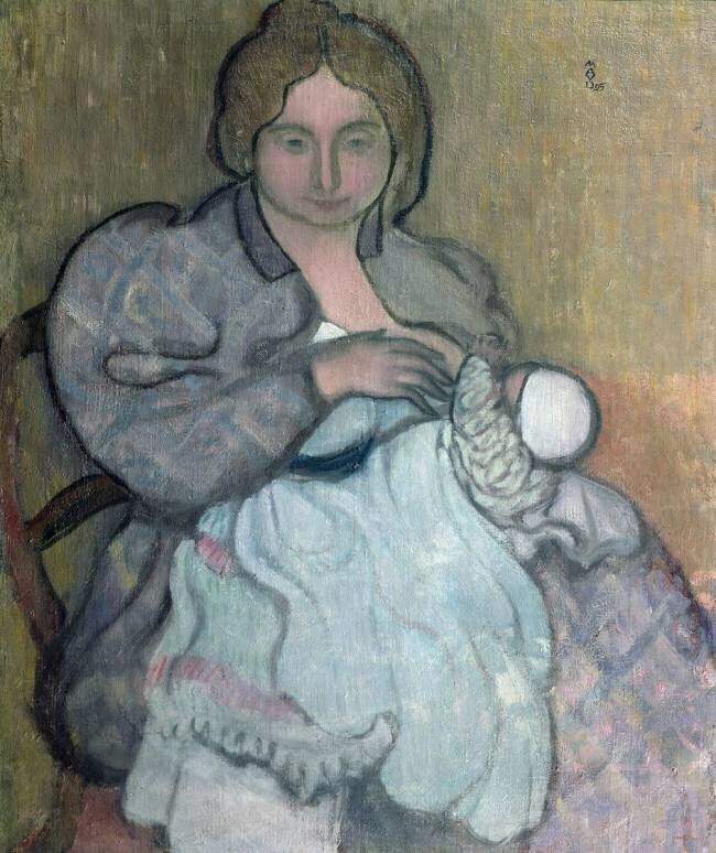 Maternity with a White Dress : Jean-Paul Maurice Denis