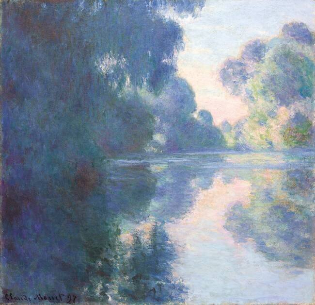 Matinée sur la Seine Claude Monet