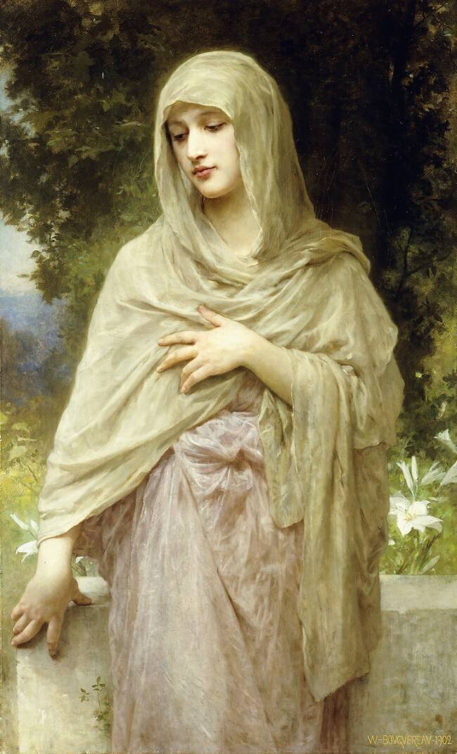 Meditation William Bouguereau