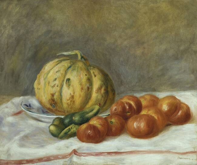 Melon and Tomatoes Auguste Renoir