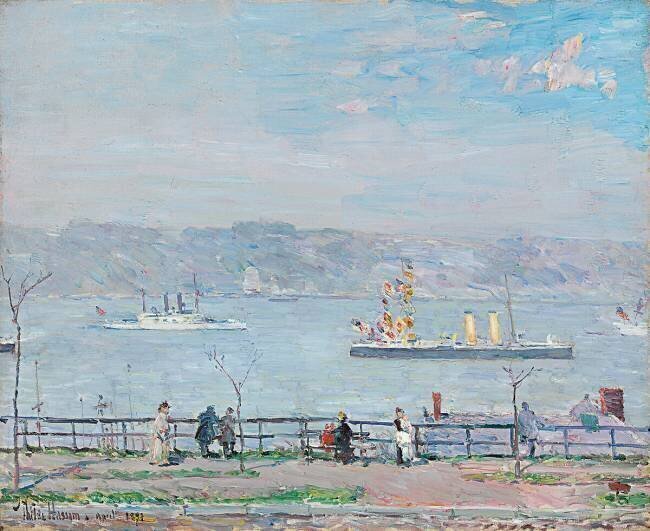 Men o' War: 'The Blake' and 'The Boston' Childe Hassam