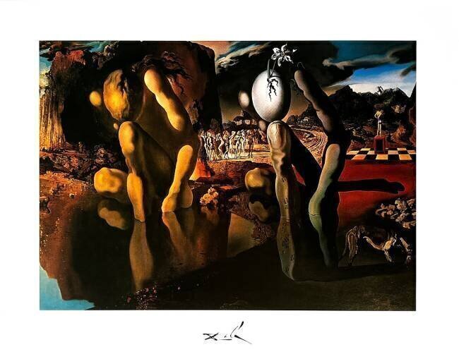 Metamorphosis of Narcissus Salvador Dali