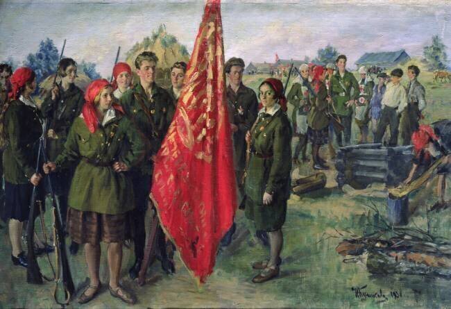 Militarised Komsomol Ivan Semyonovich Kulikov