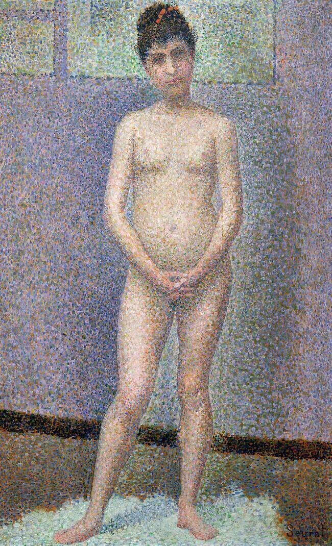 Model from the Front Georges Seurat