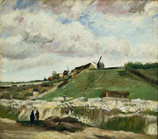 Montmartre : la carrière, les moulins Vincent van Gogh