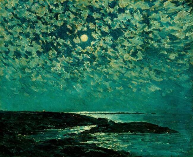 Moonlight, Isle of Shoals Childe Hassam