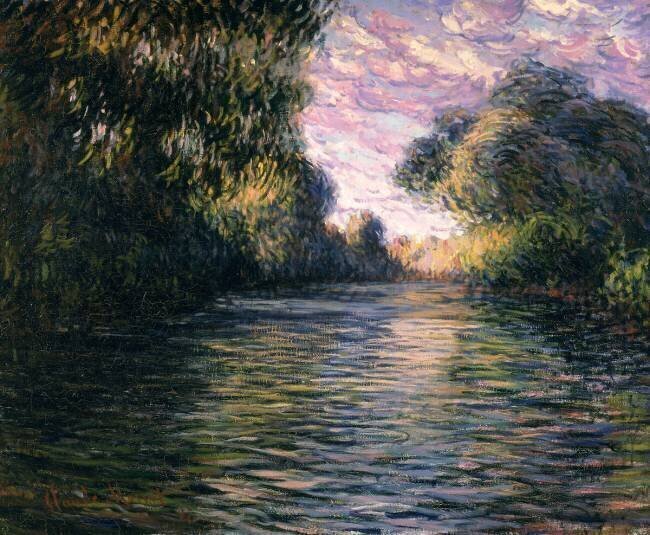 Morning on the Seine Claude Monet