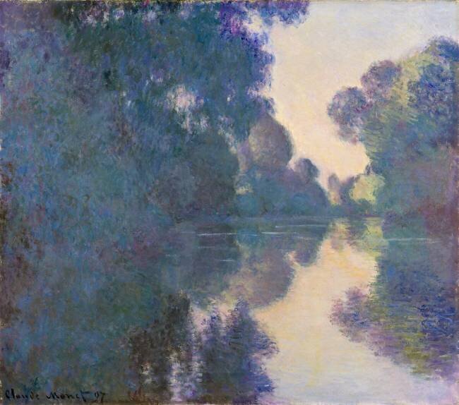Morning on the Seine near Giverny Claude Monet