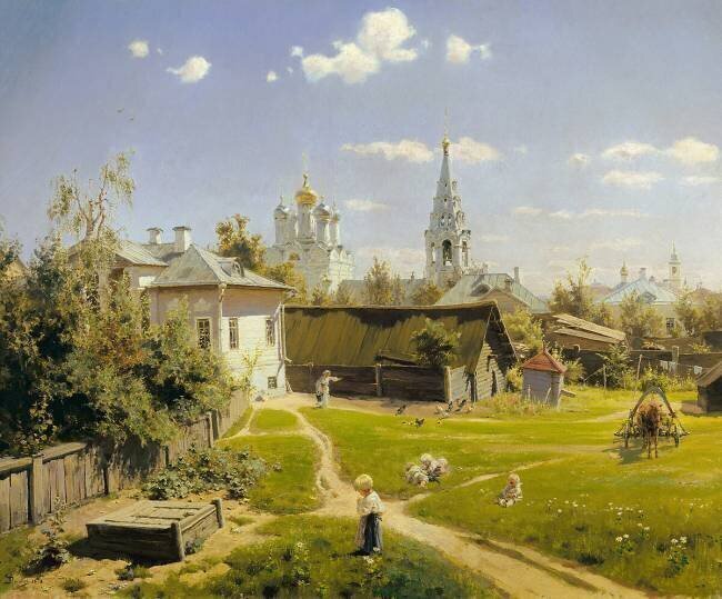 Moscow patio Vassili Polenov