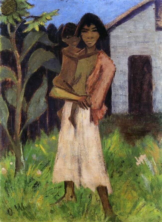 Mother and Child Otto Mueller