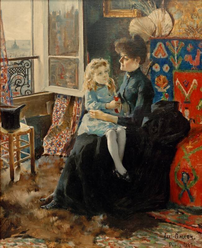 Mother and child Akseli Gallen-Kallela