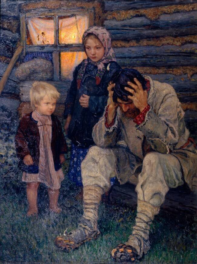 Mourning Nikolai Petrovich Bogdanov-Belsky