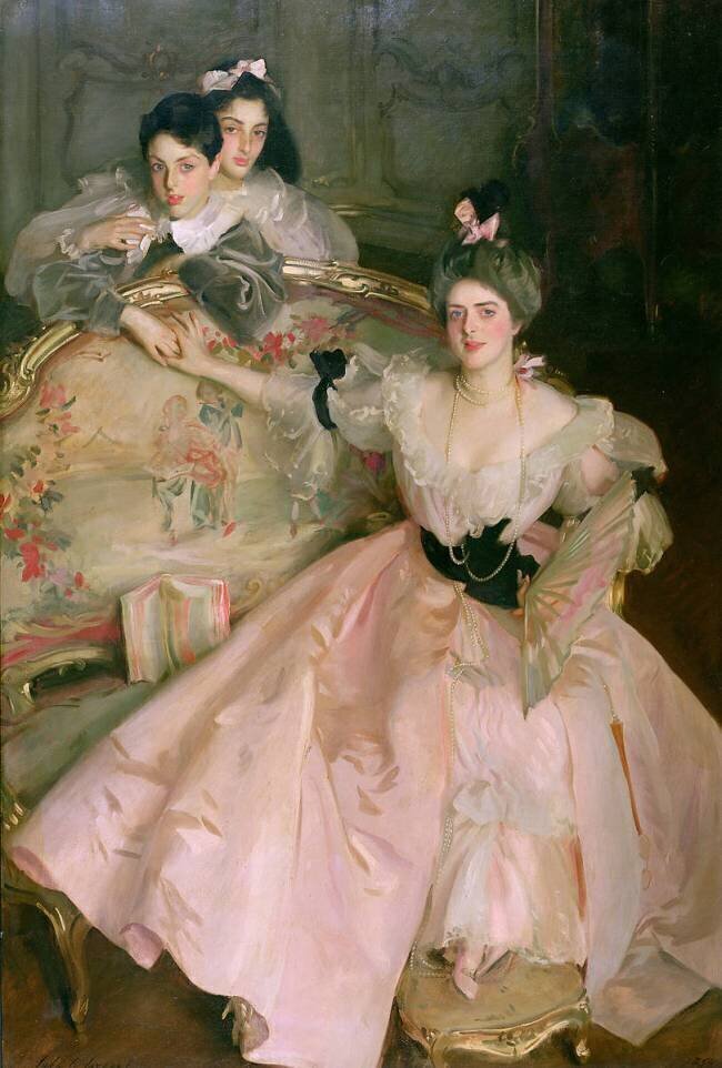Mrs. Carl Meyer, later lady Meyer, and her two Children John Singer Sargent