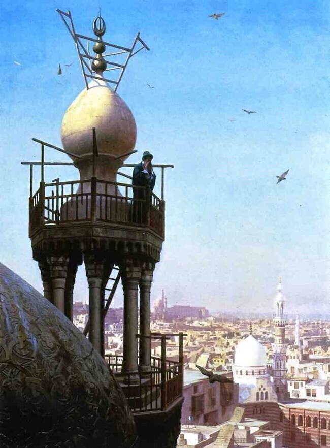 Muezzin Calling Jean-Léon Gérôme